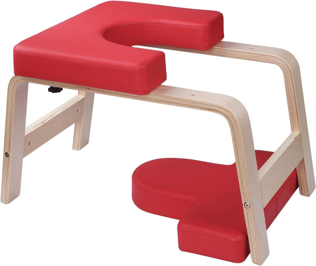 Tabouret de Yoga en bois pour postures inversées