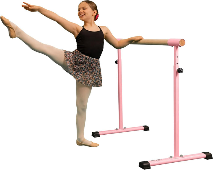 Barre Ballet longueur 1,1 m hauteur réglable de 85 à 105 cm pieds antidérapants