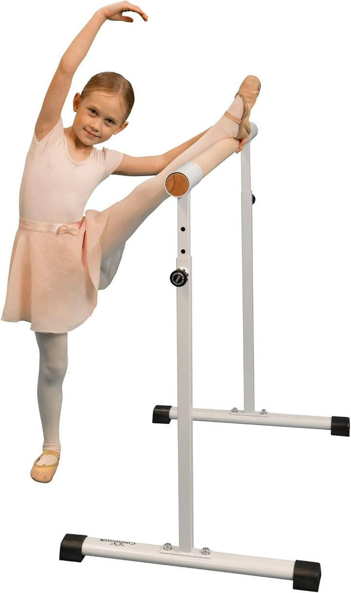 Barre Ballet longueur 1,1 m hauteur réglable de 85 à 105 cm pieds antidérapants