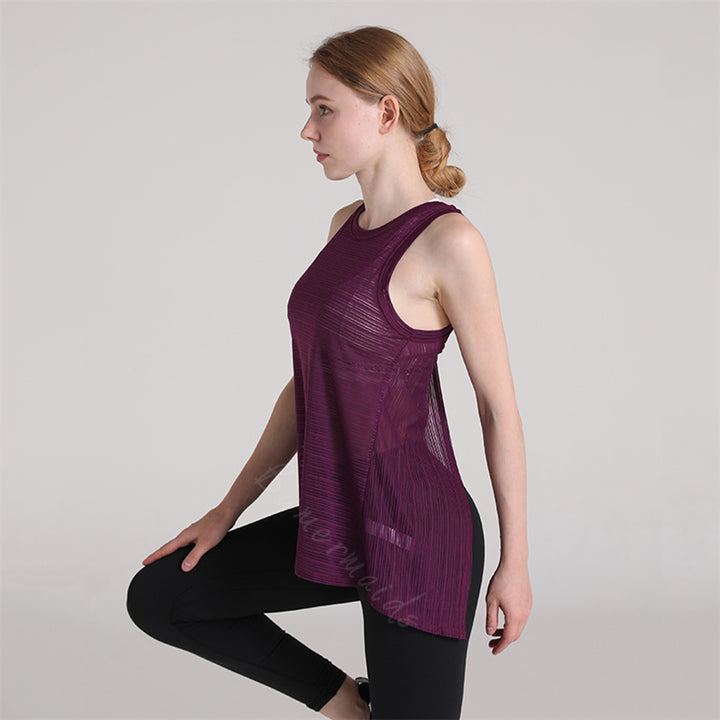 Débardeur maille séchage rapide dos fantaisie
