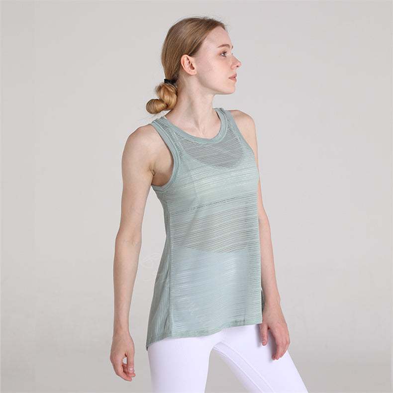 Débardeur maille séchage rapide dos fantaisie