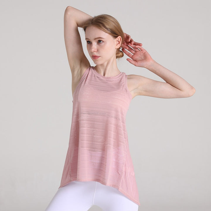 Débardeur maille séchage rapide dos fantaisie