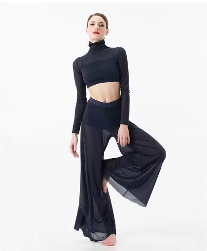 Top & pantalon large Solange en maille