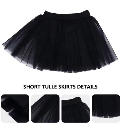 Jupe bas de tutu enfant 120-130cm coloris noir