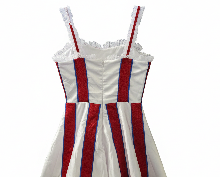 Robe longue French Cancan