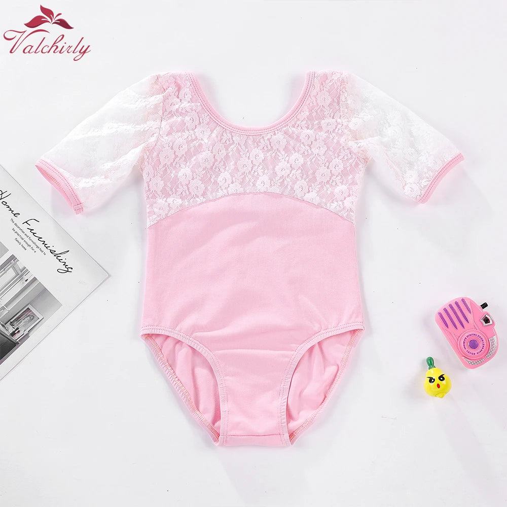 Justaucorps dentelle manches mi-longues Emilia