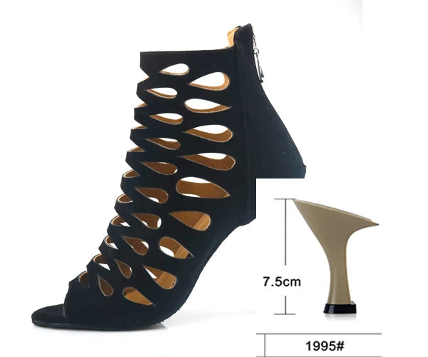 Bottines danse Kiara Talons Cubains de 6 à 10 cm
