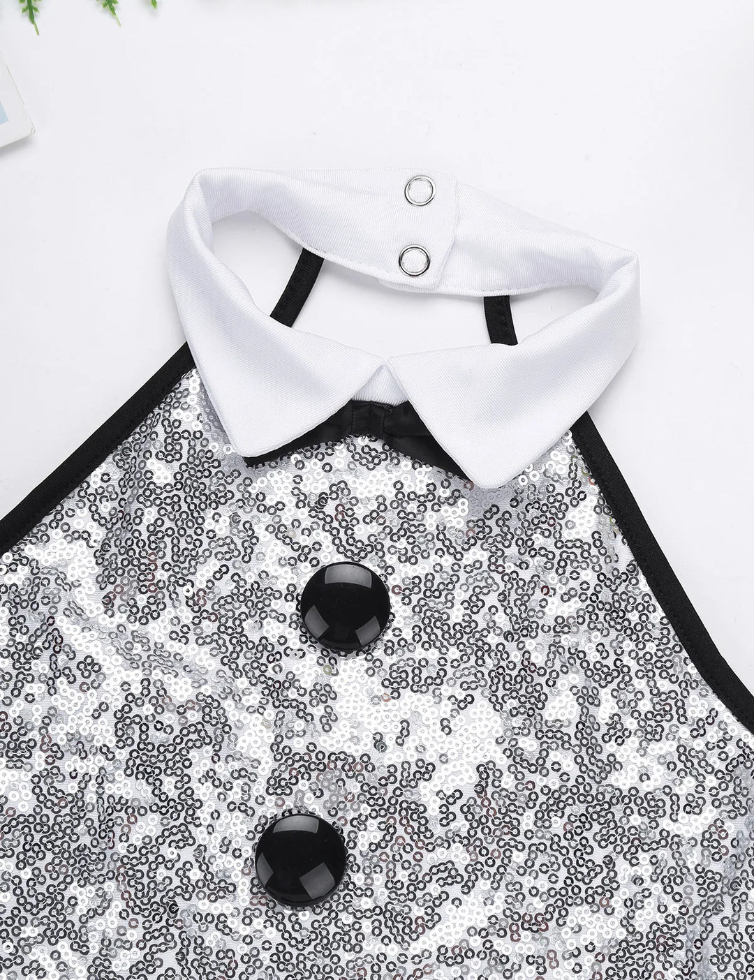 Robe justaucorps paillette sans manches Angélique