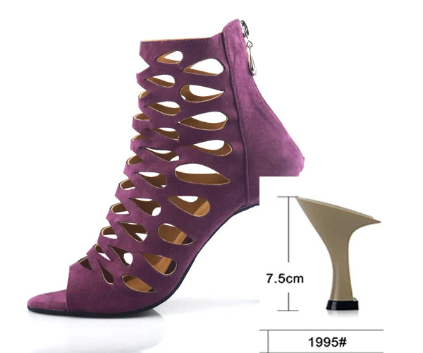 Bottines danse Kiara Talons Cubains de 6 à 10 cm