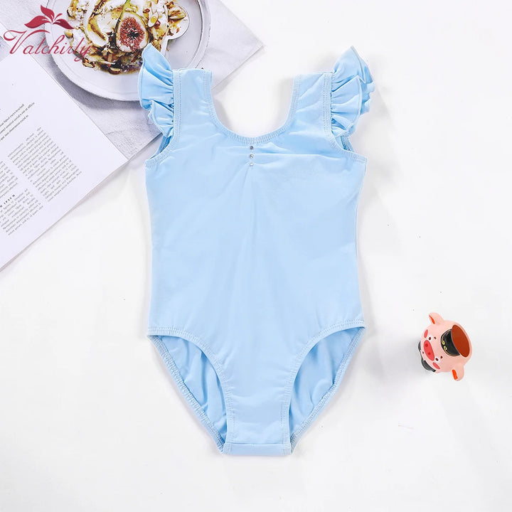 Justaucorps manches courtes noeud au dos Thaïs