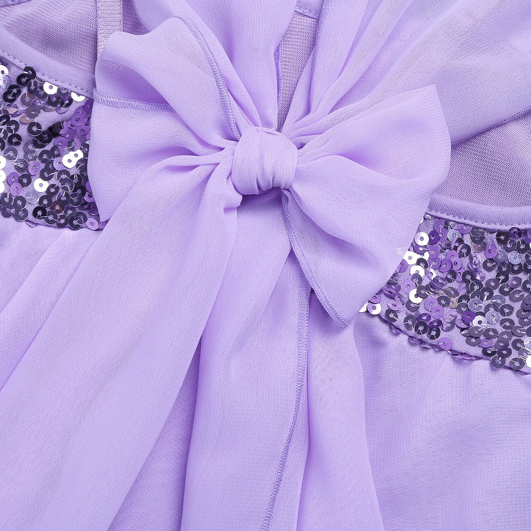 Robe justaucorps paillettes à bretelles réglables Paola