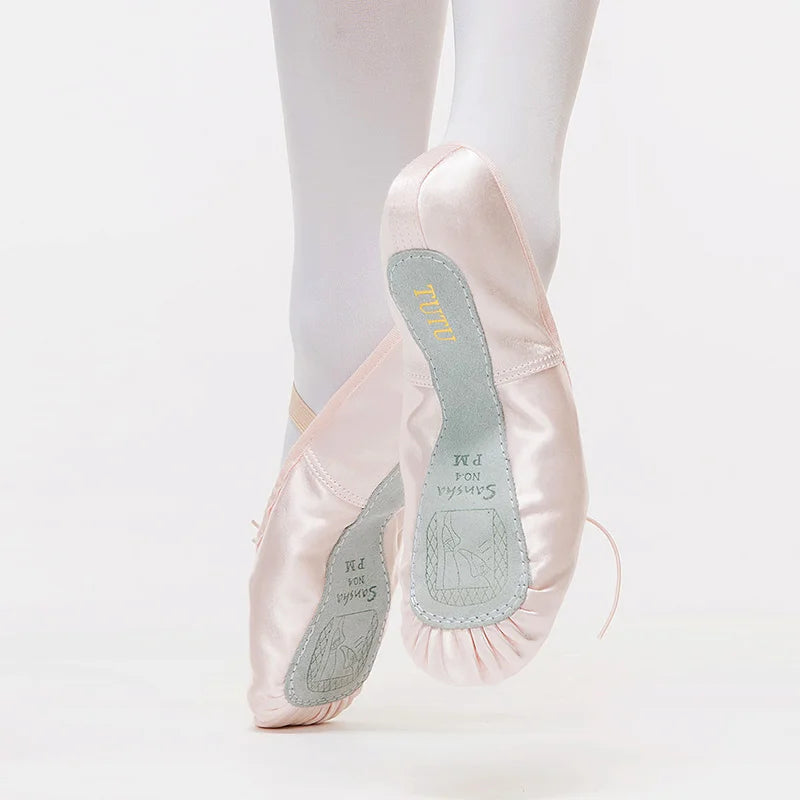 Chaussons demi-pointes semelle pleine Sansha