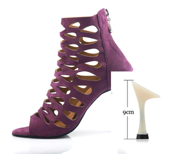 Bottines danse Kiara Talons Cubains de 6 à 10 cm