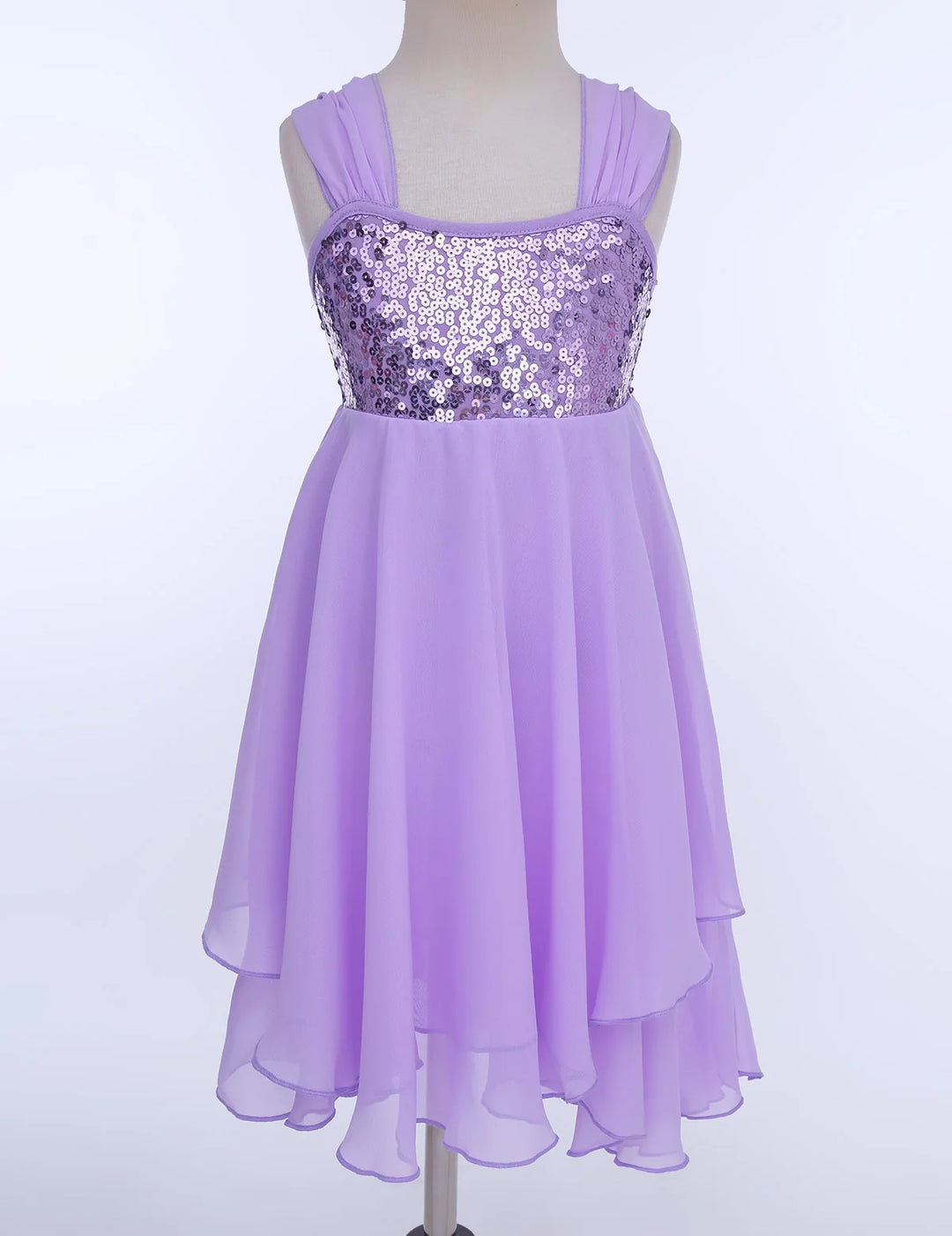 Robe justaucorps paillettes à bretelles réglables Paola