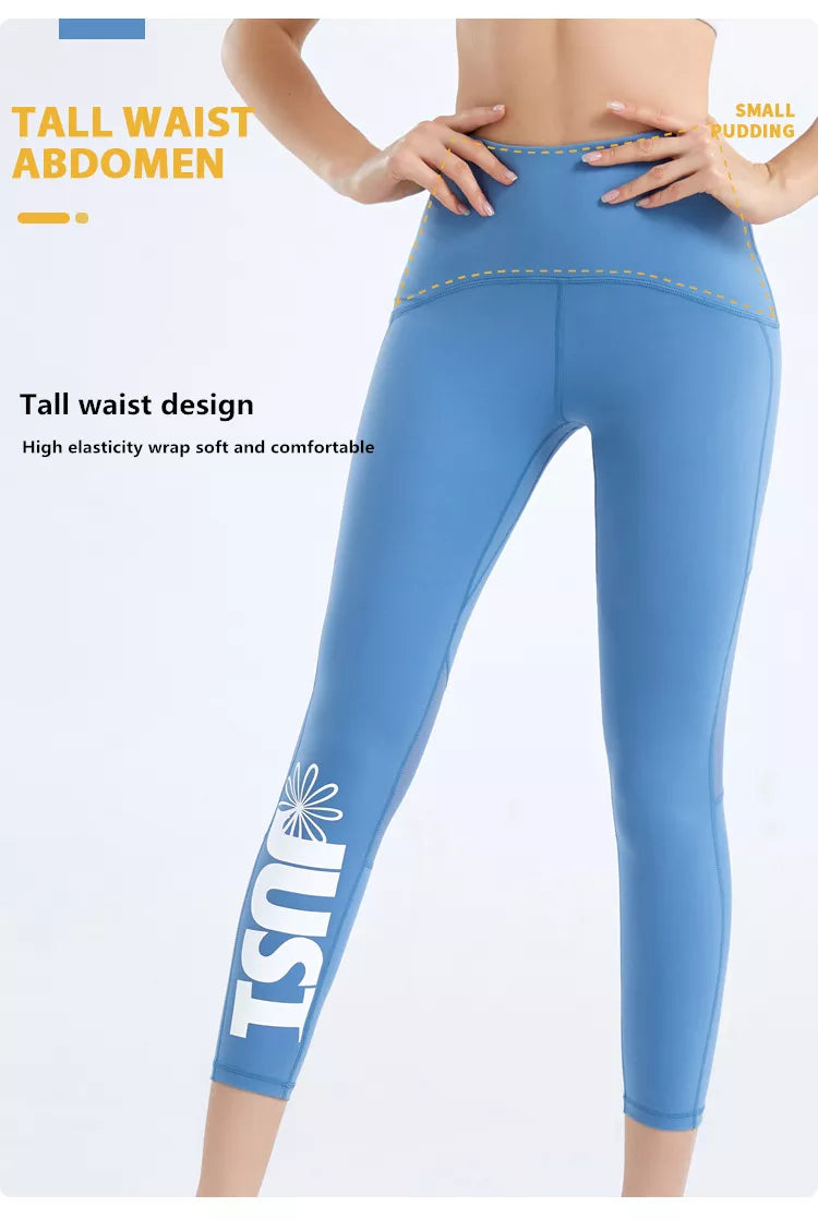 Legging ajouré taille haute en maille
