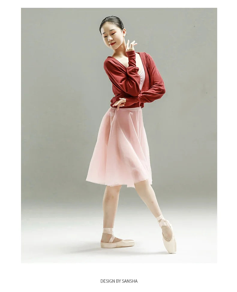 Sweat cache-coeur Warm Up Sansha