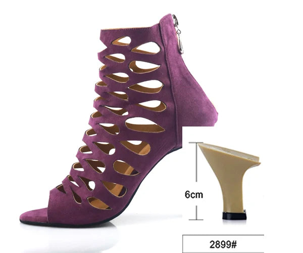 Bottines danse Kiara Talons Cubains de 6 à 10 cm