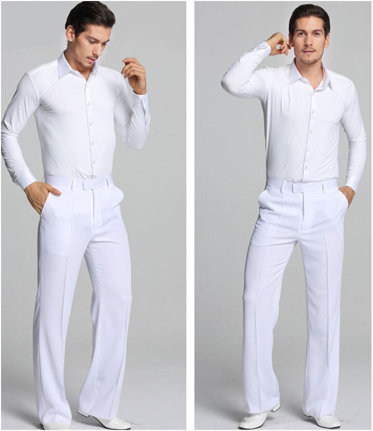 Pantalon danse homme blanc cassé