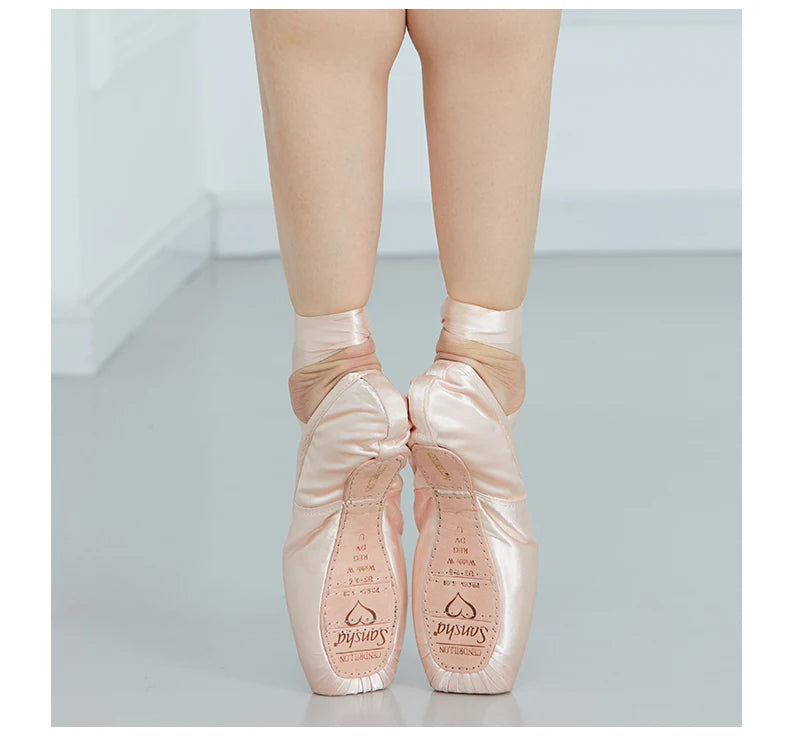 Chaussons Pointes satin Sansha modèle Cendrillon