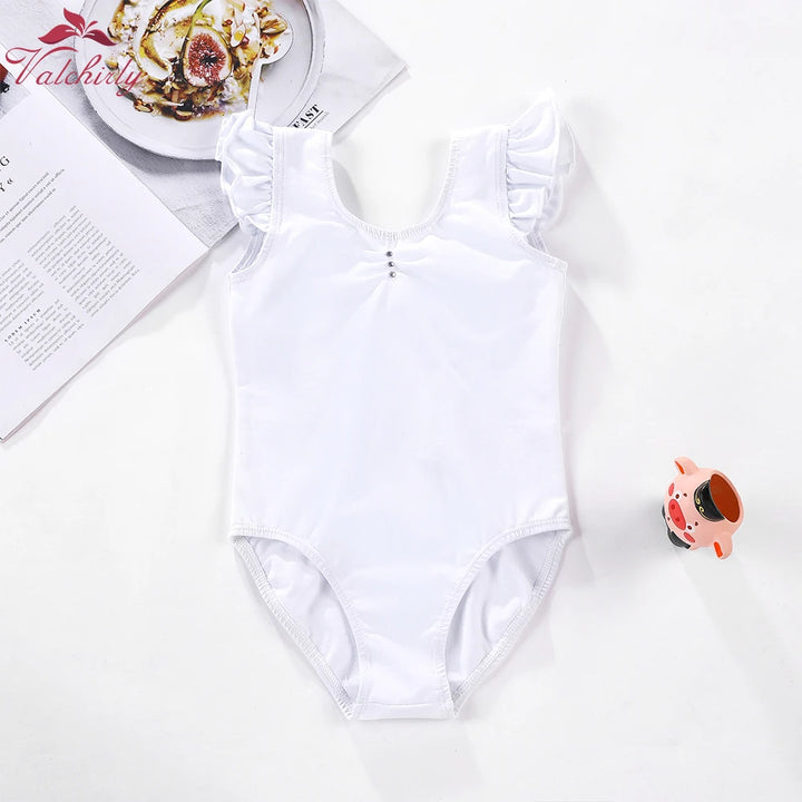 Justaucorps manches courtes noeud au dos Thaïs