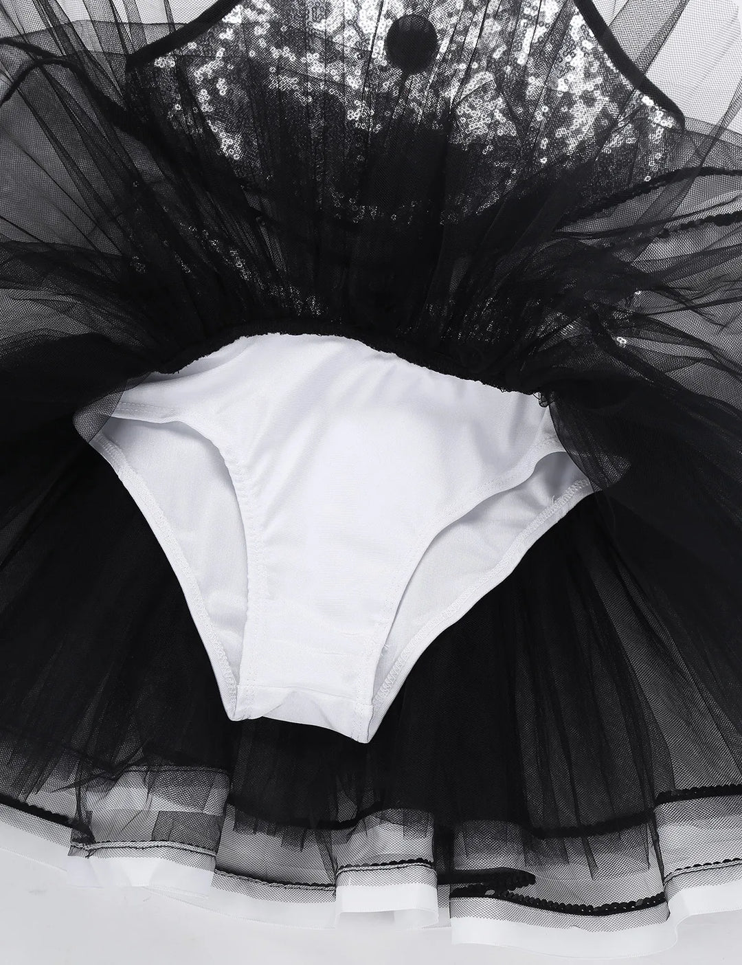 Robe justaucorps paillette sans manches Angélique