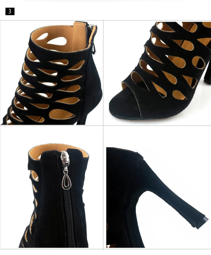 Bottines danse Kiara Talons Cubains de 6 à 10 cm
