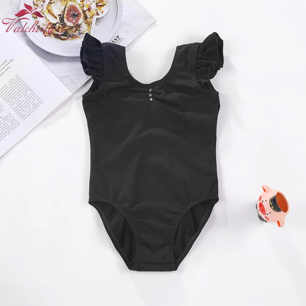 Justaucorps manches courtes noeud au dos Thaïs