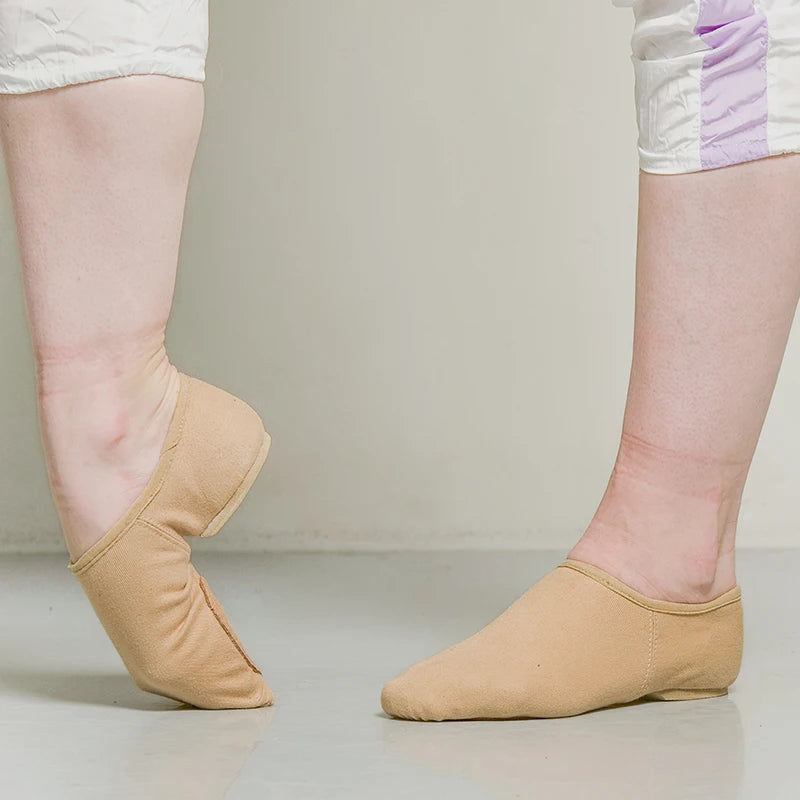 Chaussons jazz toile stretch bi-semelle Sansha