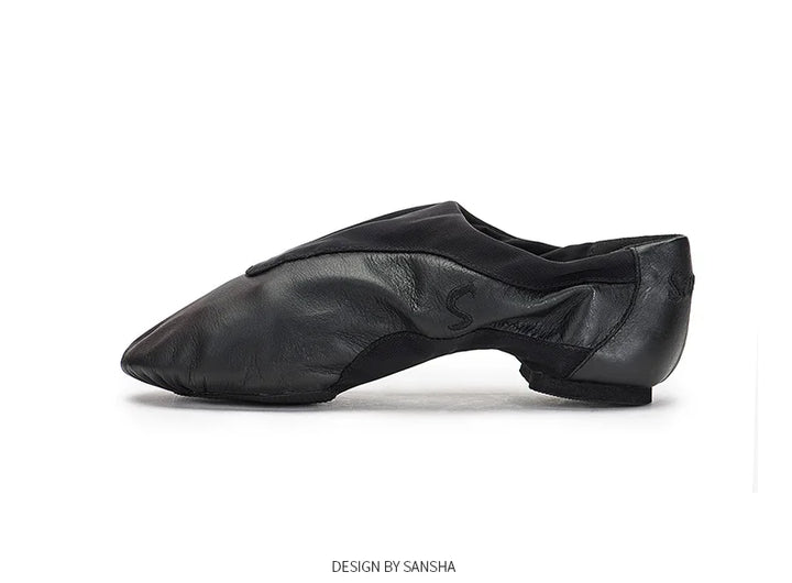 Chausson cuir Sansha Slip-On Modern Jazz Dance