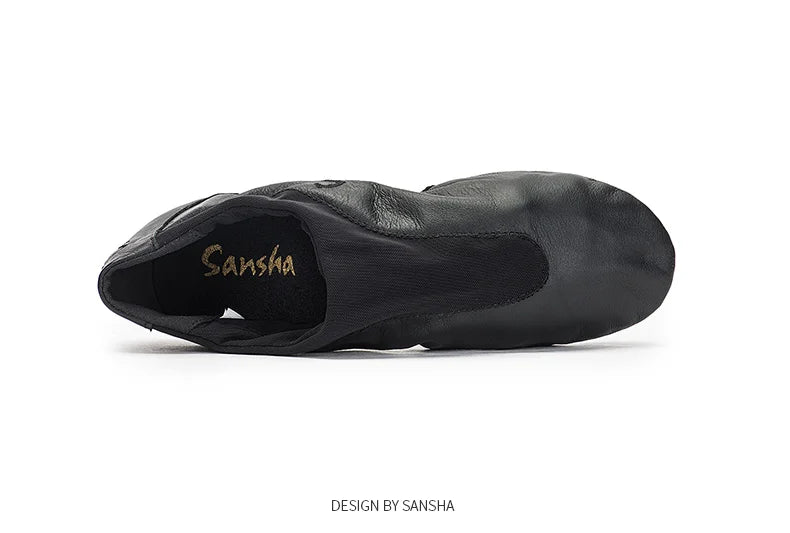 Chausson cuir Sansha Slip-On Modern Jazz Dance