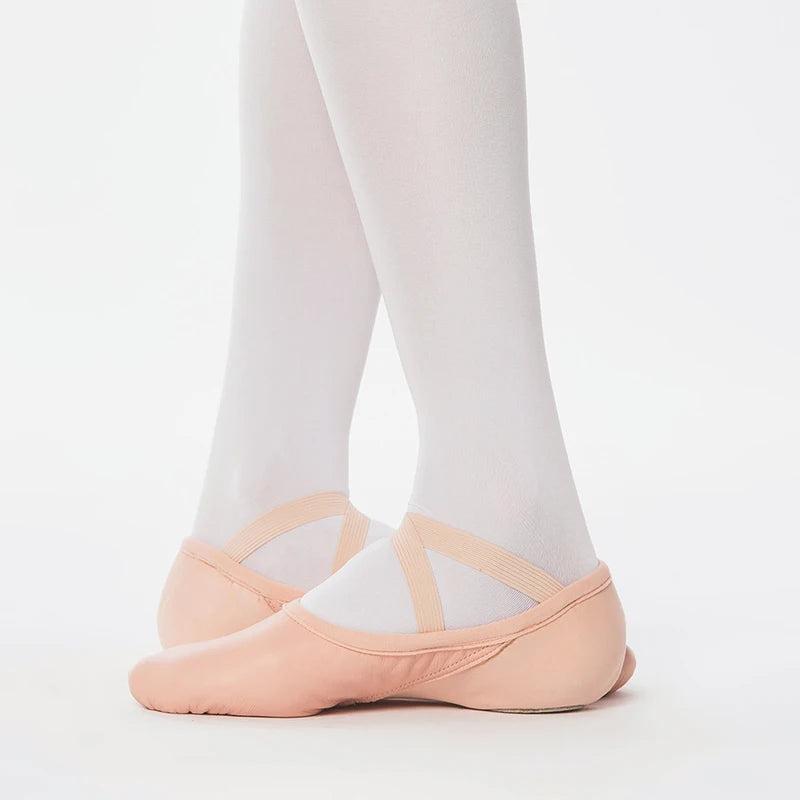 Chaussons danse demi-pointes cuir Sansha