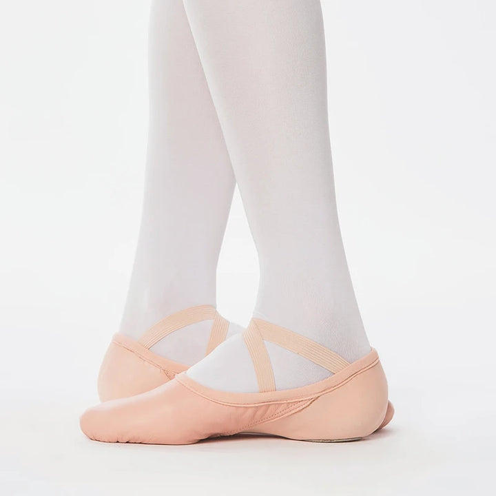 Chaussons danse demi-pointes cuir Sansha