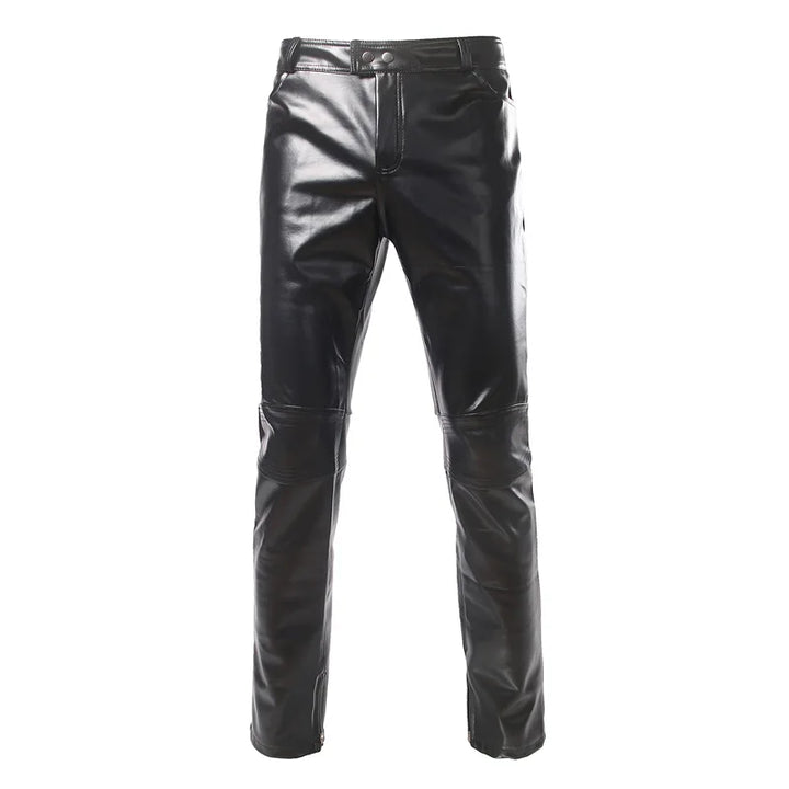 Pantalon PU brillant pour hommes