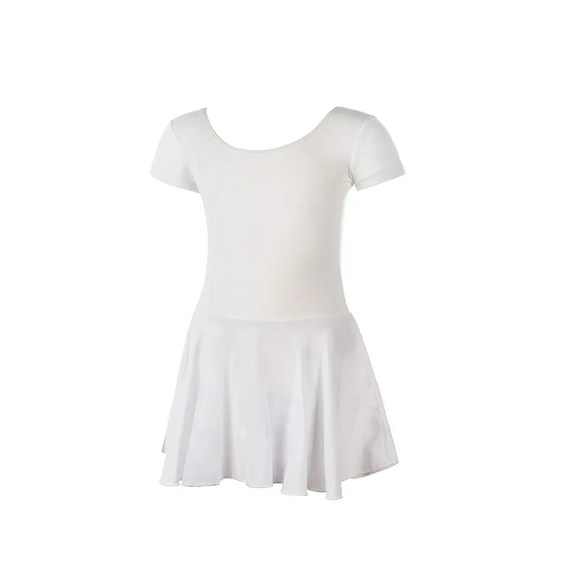 Justaucorps manches courtes avec jupette Sansha