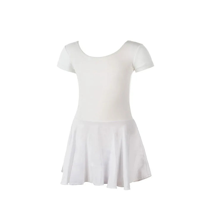 Justaucorps manches courtes avec jupette Sansha