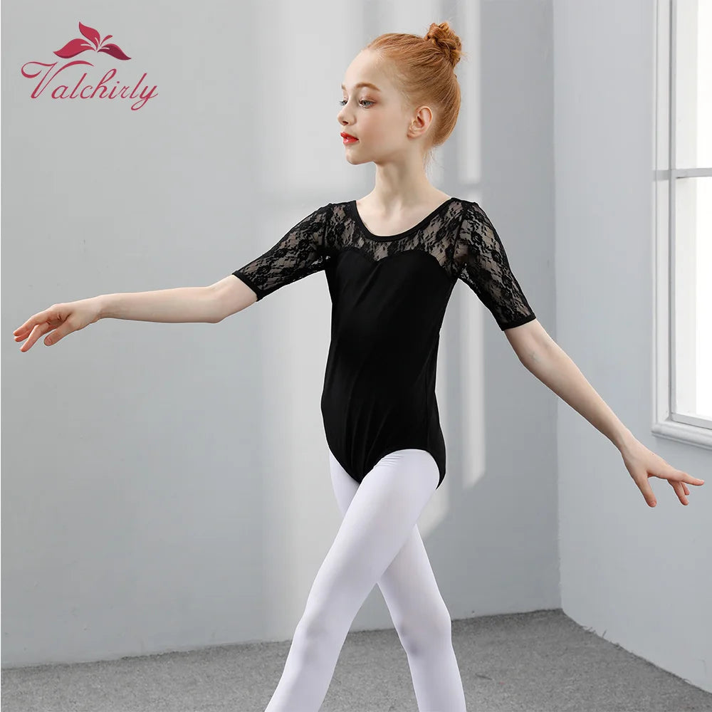 Justaucorps dentelle noire Kaitlyn