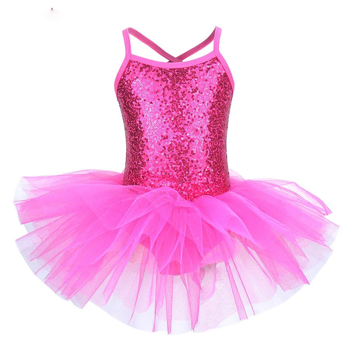 Robe Tutu bretelles Sequins Harper