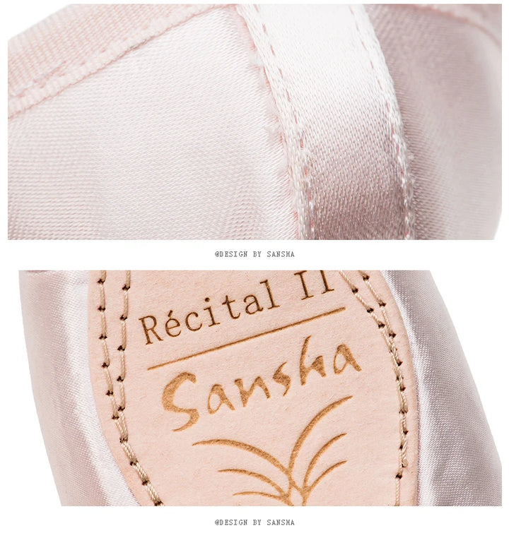 Chaussons Pointes satin Sansha Essentiel Récital2
