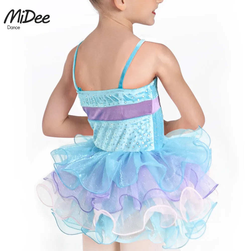 Robe Tutu bretelles avec noeud Crystal