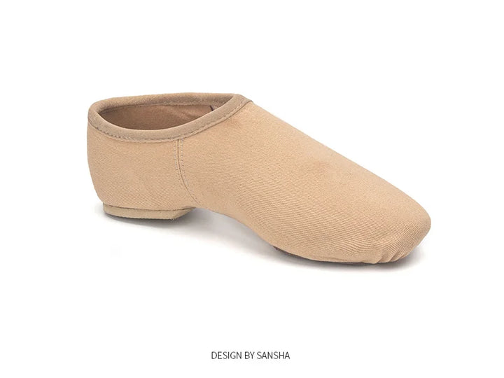 Chaussons jazz toile stretch bi-semelle Sansha