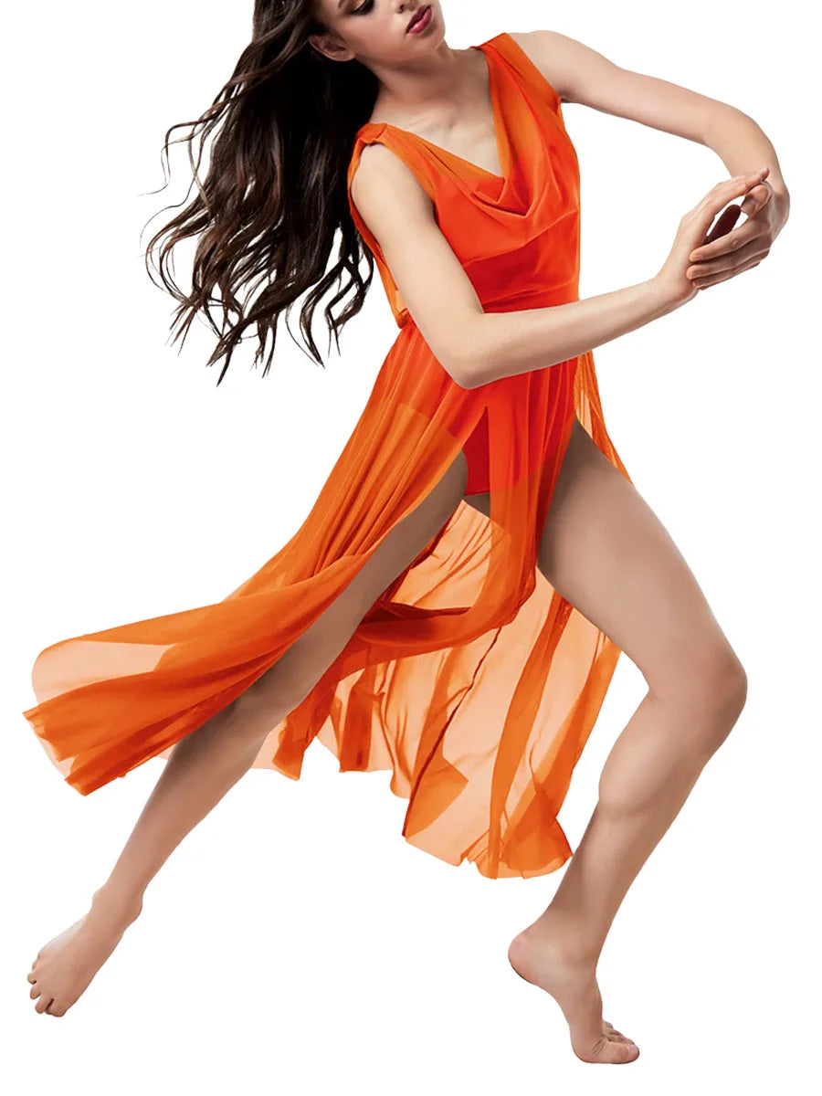 Robe longue justaucorps Mila dos nu