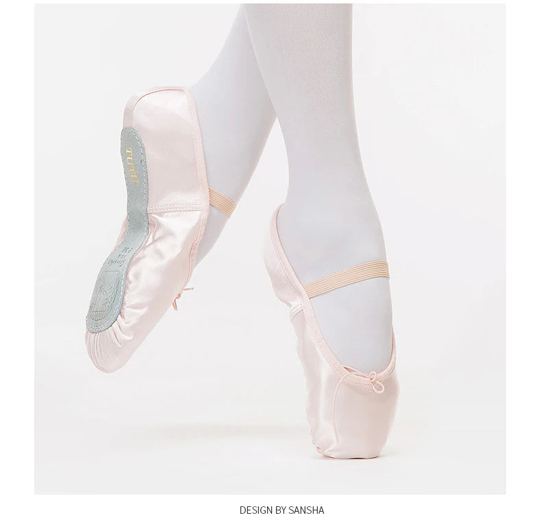 Chaussons demi-pointes semelle pleine Sansha
