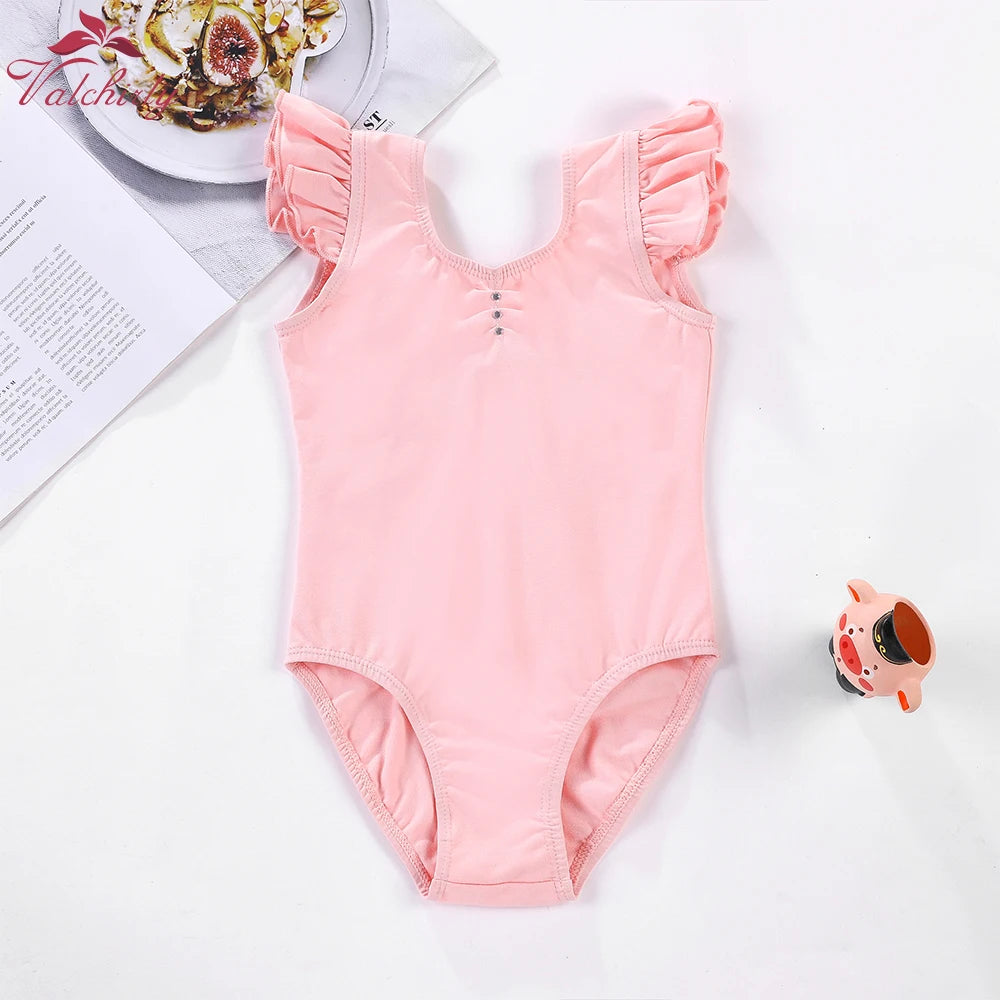 Justaucorps manches courtes noeud au dos Thaïs