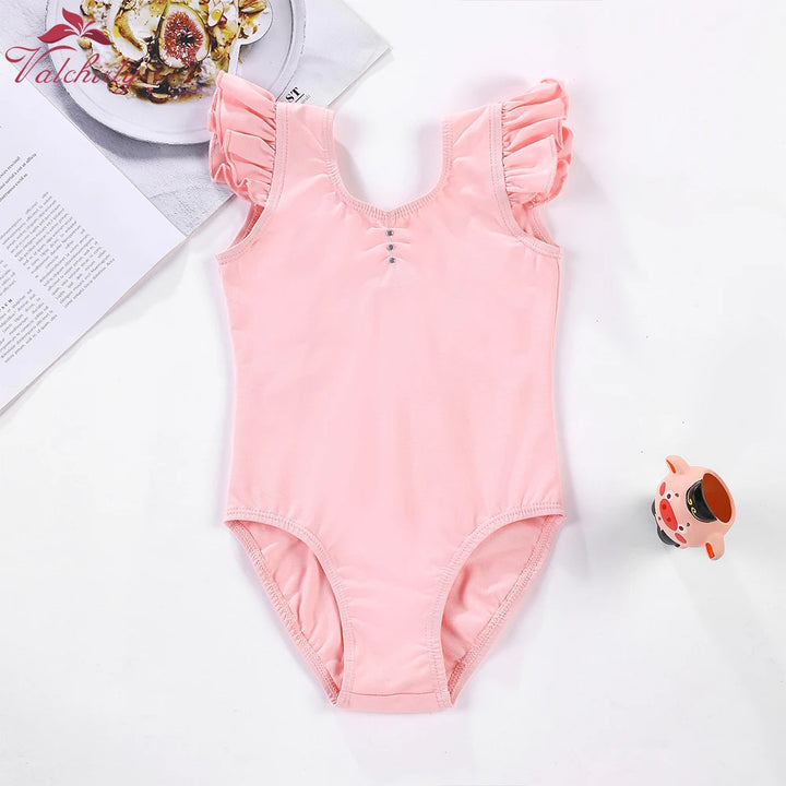 Justaucorps manches courtes noeud au dos Thaïs