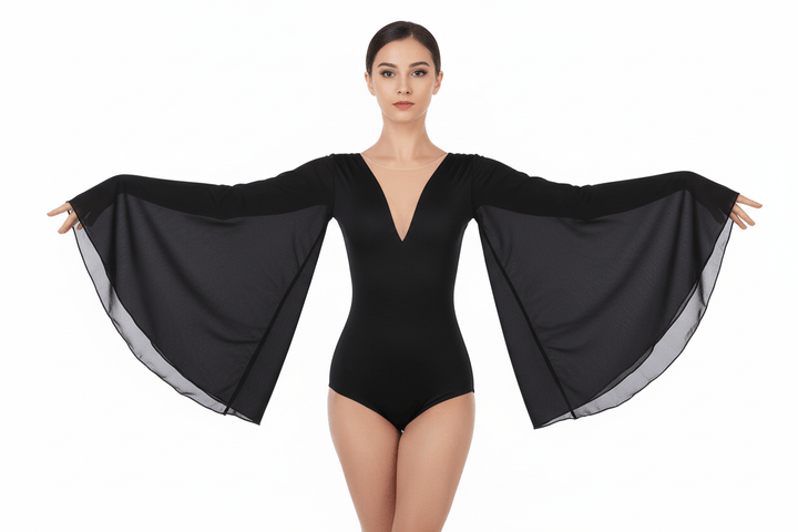 Justaucorps manches larges Tamar