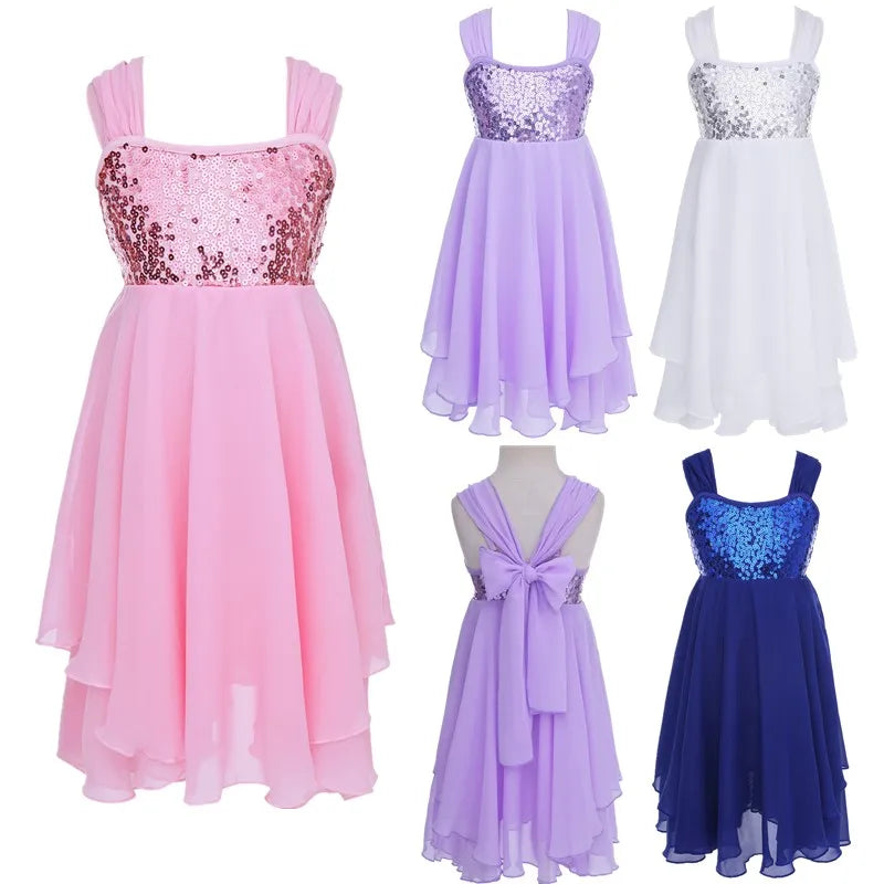 Robe justaucorps paillettes à bretelles réglables Paola