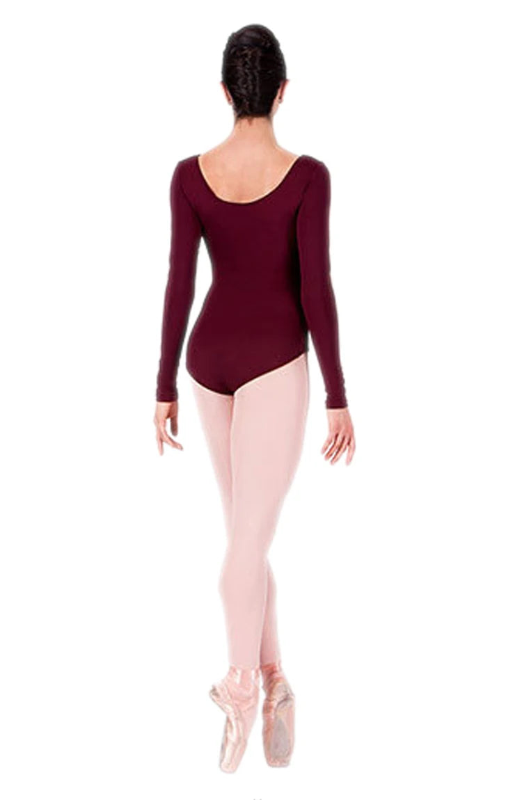 Justaucorps manches longues stretch Ariella