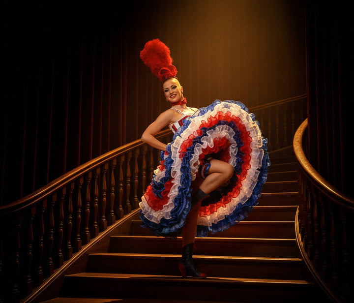 Robe longue French Cancan