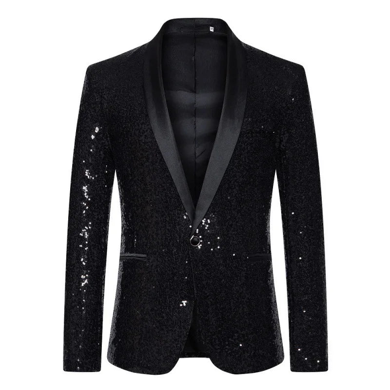 Veste costume Homme à paillettes Omar