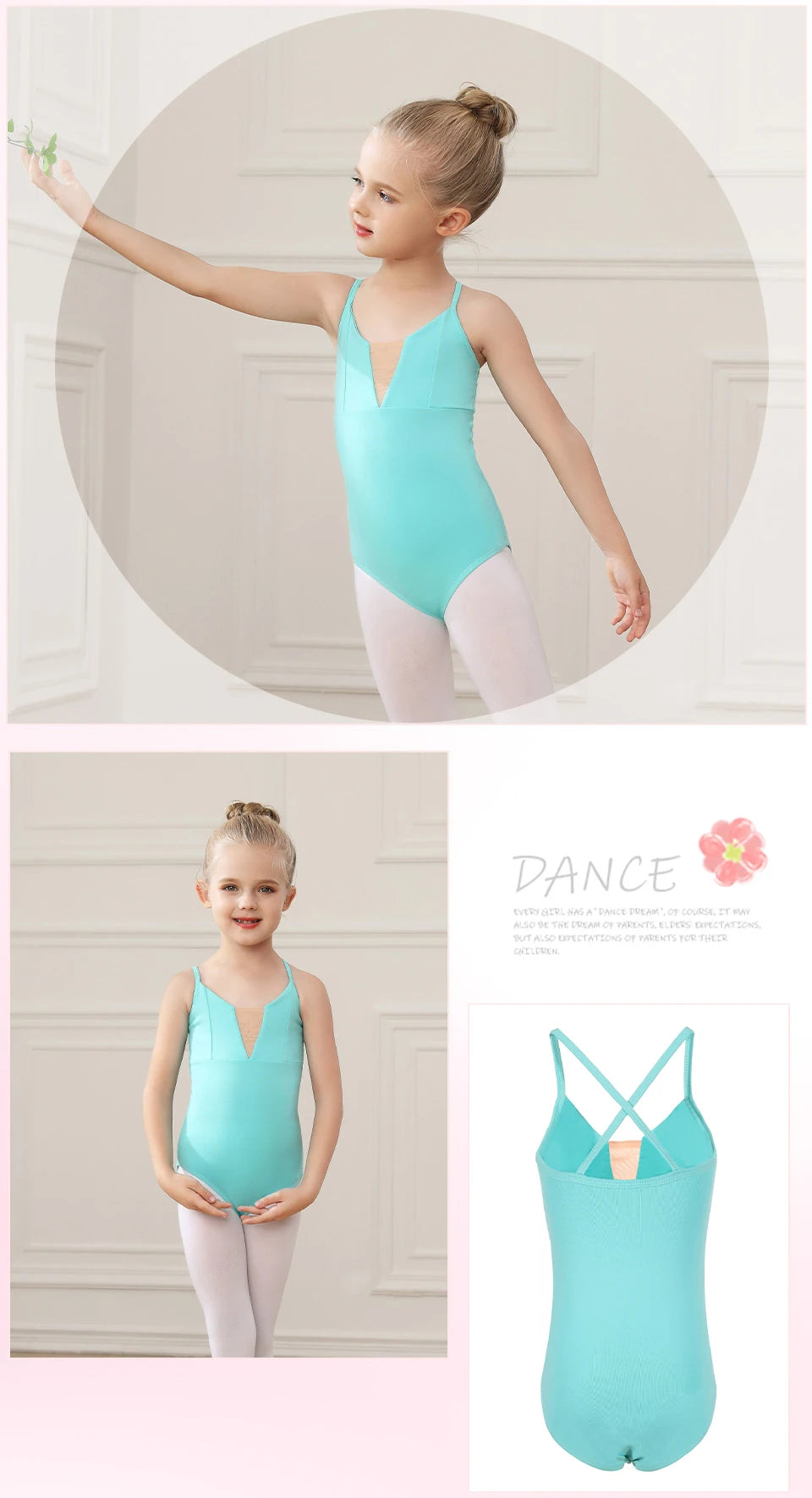 Justaucorps bretelles Calliope